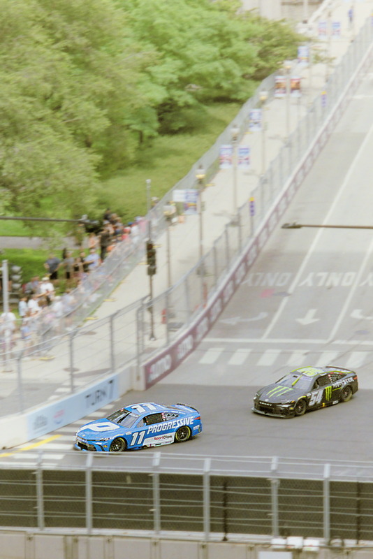 Ty Gibbs and Denny Hamlin